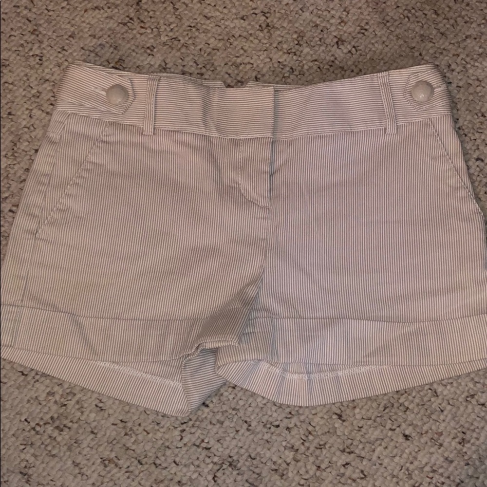 Pinstripe express shorts